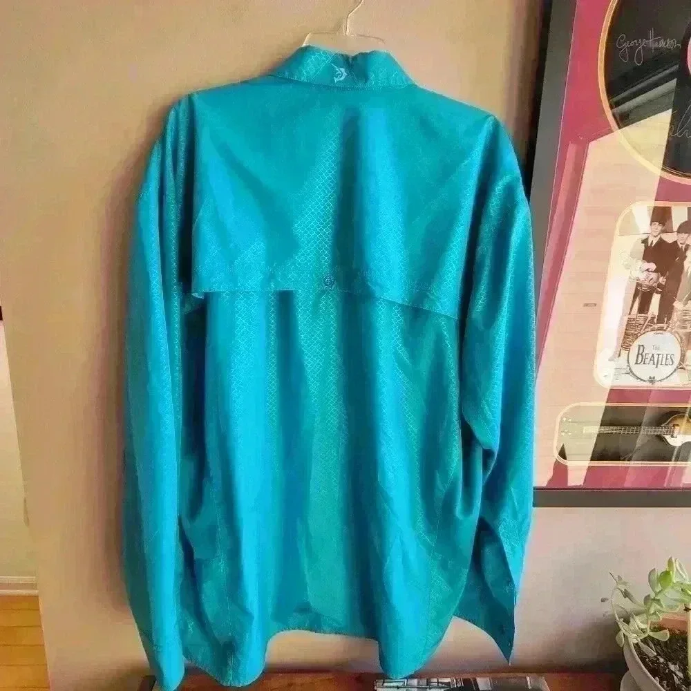 Reel Legends Mariner Men Size XL Vented Long Sleeve Outdoor Fishing Hiking Shirt